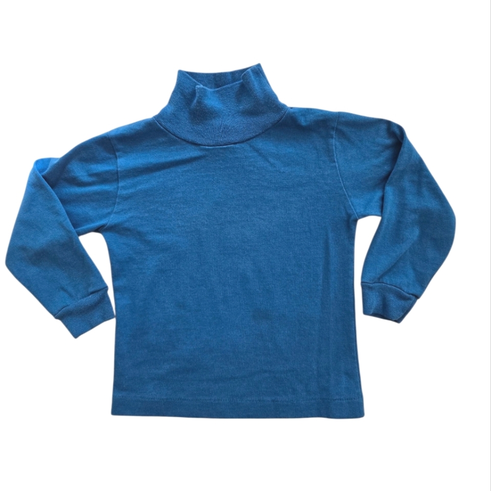 Vintage 1990s Healthtex Blue Turtleneck